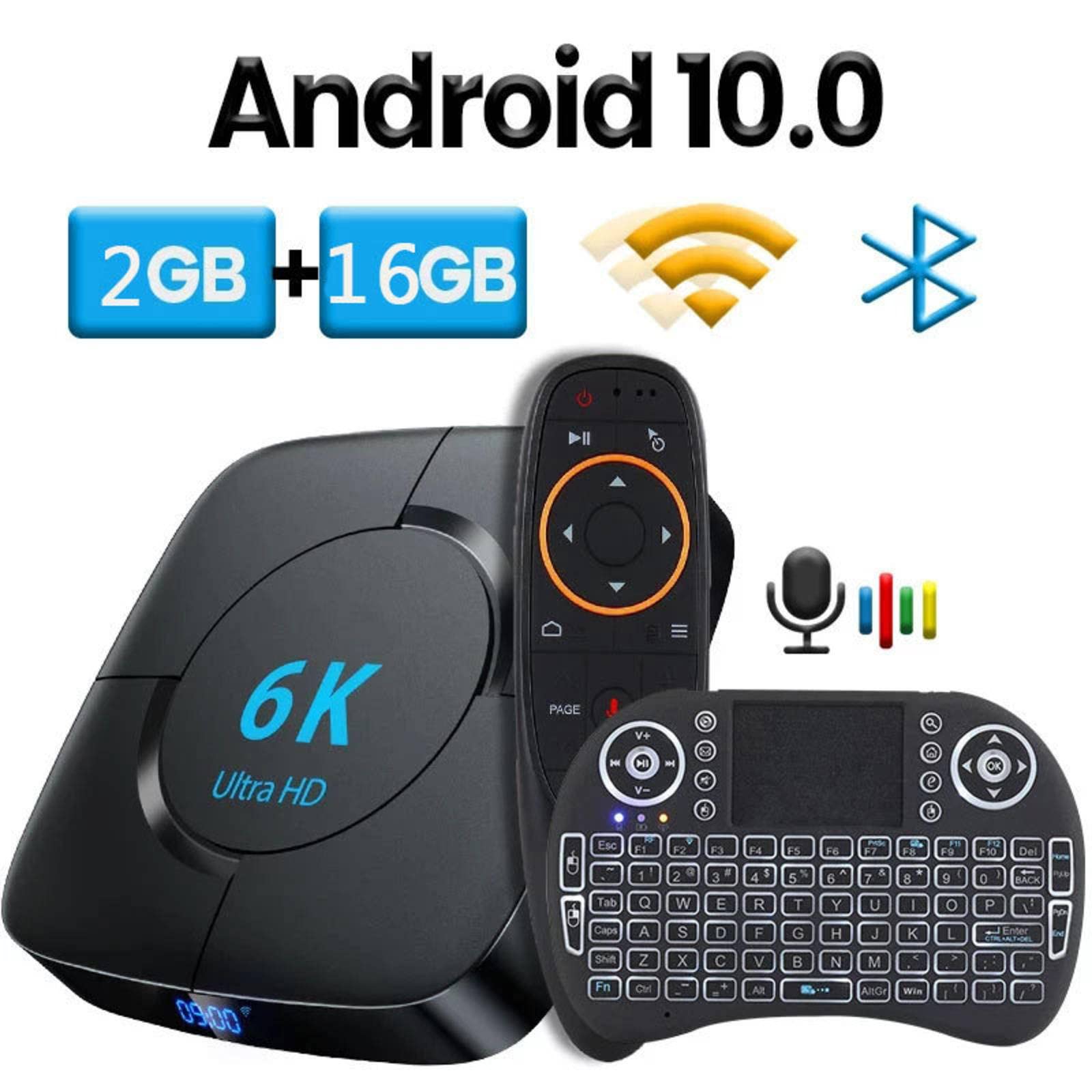 MBETA Android 10 HD Smart TV Box - 4K Streaming Media Player with WiFi, Netflix & YouTube Support - Perfect for Home Entertainment & Movie Nights