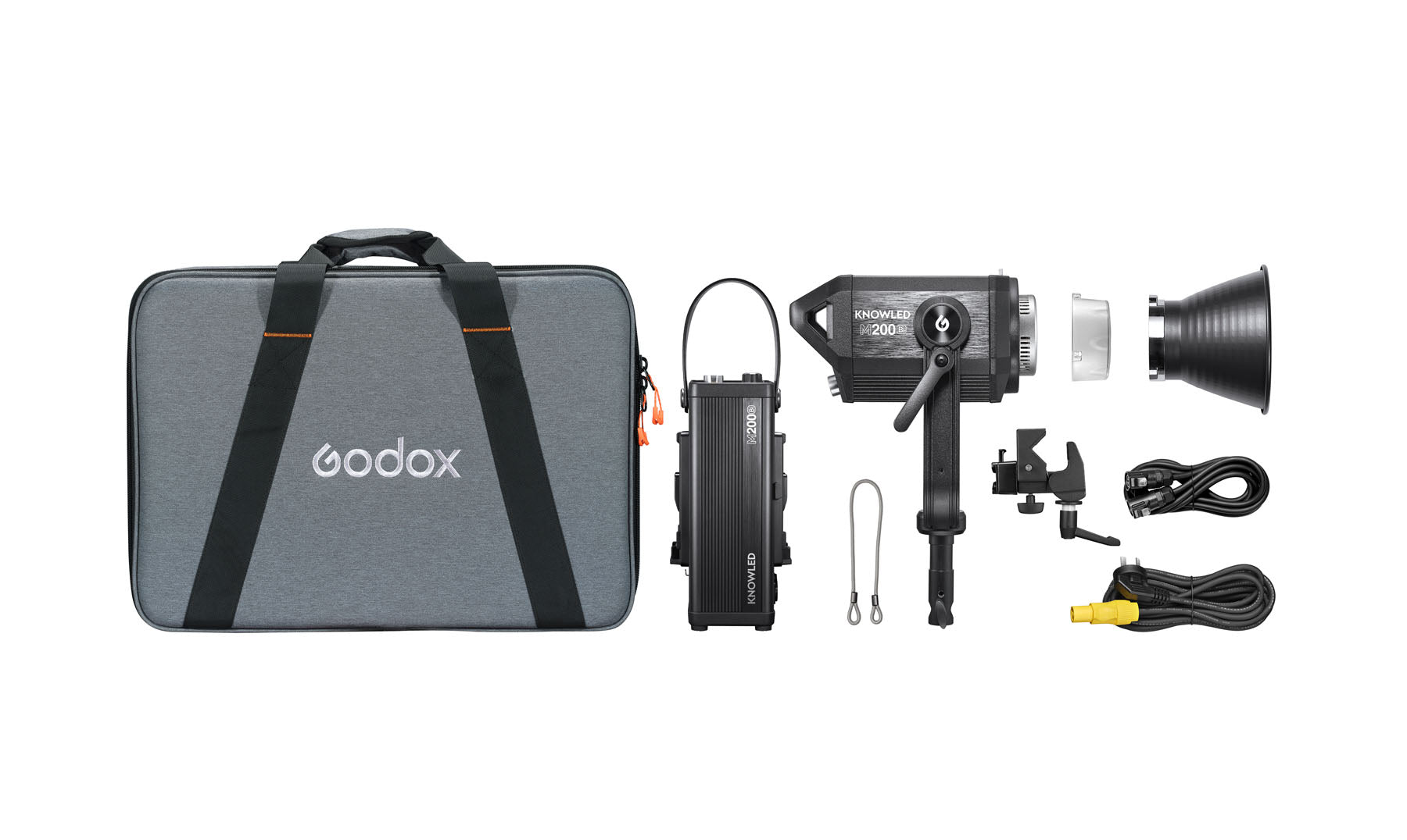 Godox M200bi 200W Bi-Color LED Photography Light - Perfect for Studio, Portrait, Video & YouTube Content Creation
