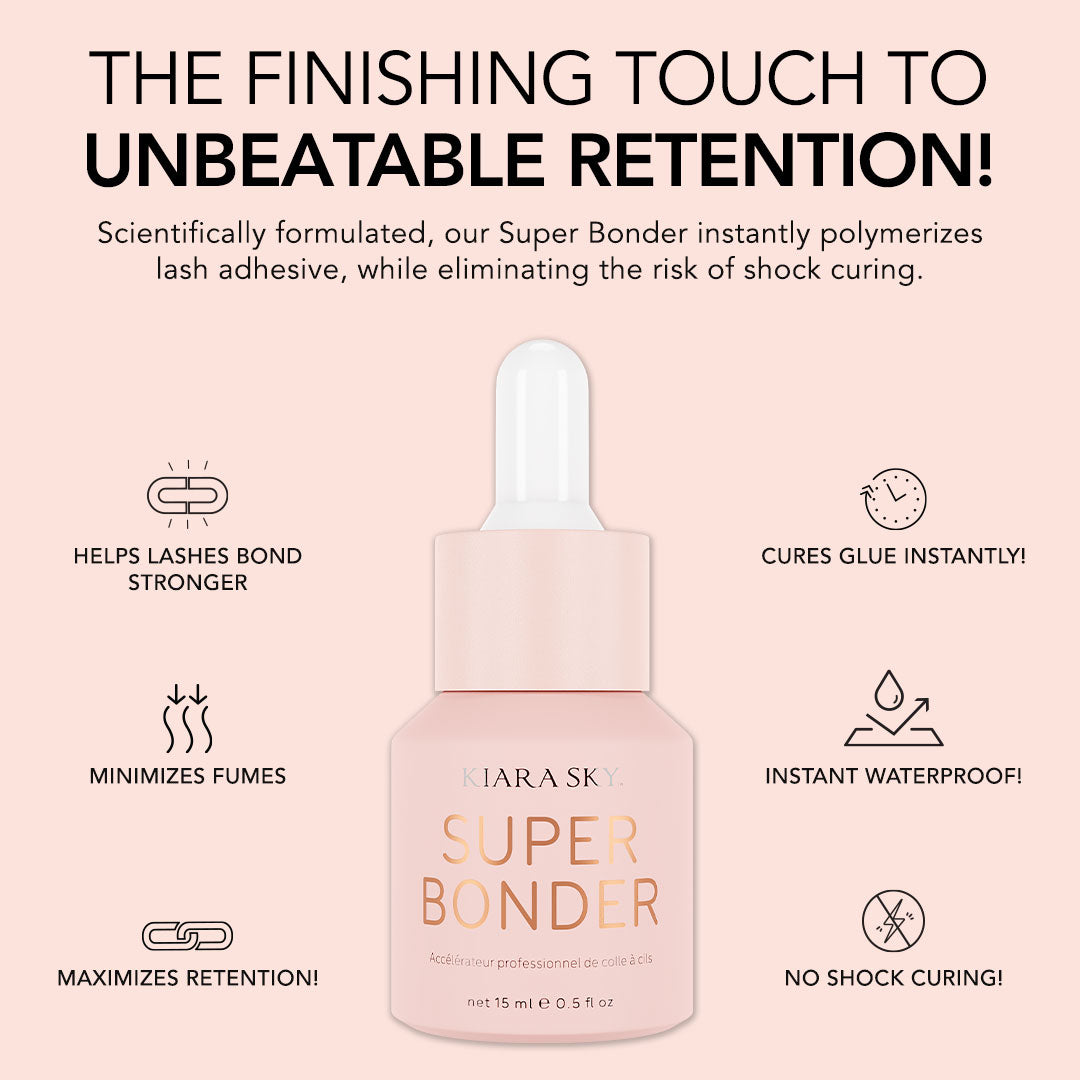 Lash Super Bonder - Strong Eyelash Glue for False Lashes & Extensions | Perfect for Daily Wear, Special Occasions & Makeup Artists
