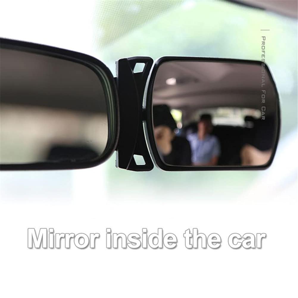 Adjustable Baby Car Rear View Mirror - Wide Clear View for Rear Facing Car Seat, Self-Adhesive Auxiliary Mirror for Safe Driving | Perfect for Parents Monitoring Infants in Backseat