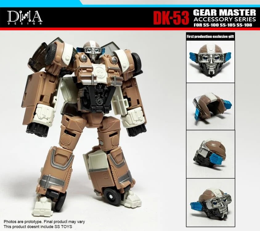 DNA Design DK 53 Upgrade Kit for Transformers Studio Series SS 108, SS 100, SS 105 – Enhance Your Collectible Figures for Display & Customization
