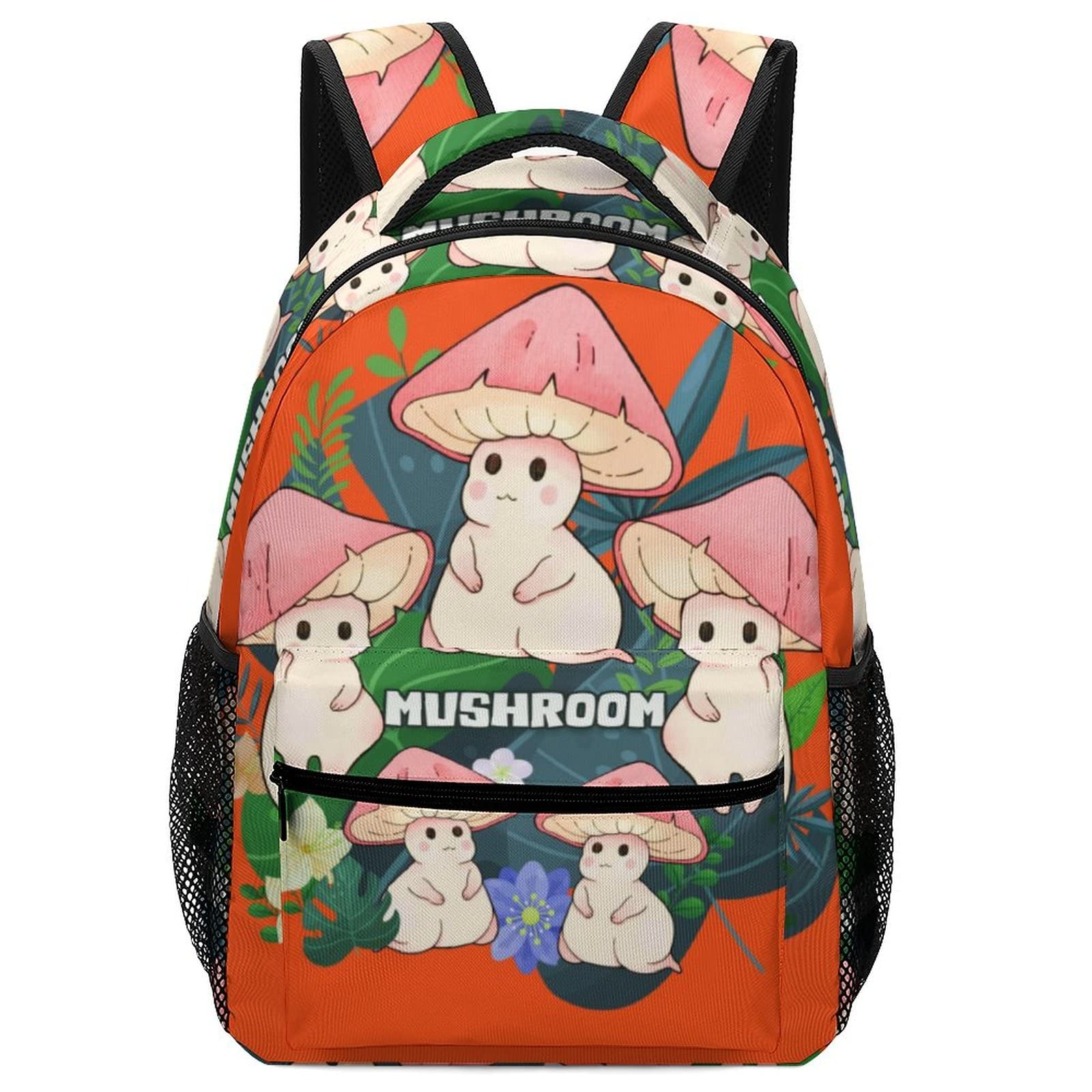 Fashion Mushroom Backpack for School, Travel & Laptop - Men, Women, Teens