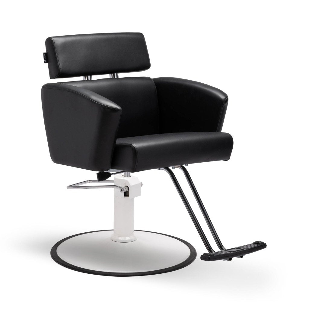 Lanvain Maduro Styling Chair - Adjustable Salon Chair for Hair, Makeup & Tattoo - Multi-Purpose Beauty Styling Chair 12169 - Perfect for Salons, Spas & Home Use