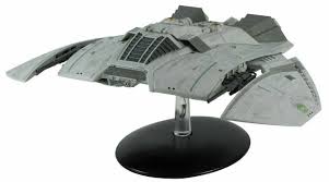 Battle Star Galactica Official Cylon Raider Ship Model - Classic Blood and Chrome Edition | Collectible Sci-Fi Spaceship for Display & Fan Collections