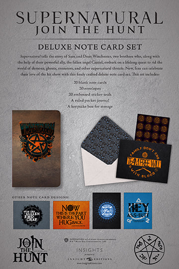 Supernatural Deluxe Note Card Set with Keepsake Box - Premium Stationery for Thank You Cards, Greetings & Special Occasions - Perfect for Weddings, Birthdays & Holiday Gifts
