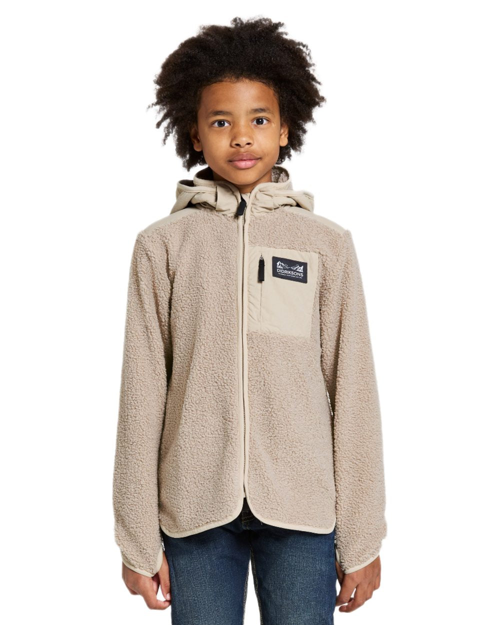 Didriksons Kids' Exa Full Zip Fleece Jacket - Warm & Cozy Winter Outerwear for Boys & Girls - Perfect for School, Playdates & Outdoor Adventures