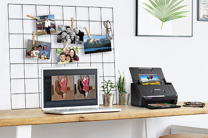 Epson FastFoto FF-680W Wireless High-Speed Photo & Document Scanner - Perfect for Home Office, Archiving Family Photos & Digitizing Old Pictures