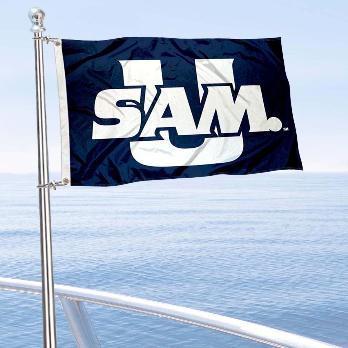 Samford Bulldogs Boat Flag - Durable Nautical College Flags & Banners for Boats, Tailgating & Game Day Decor
