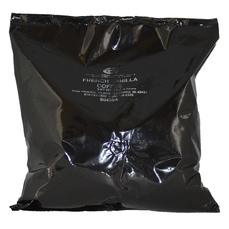 Premium French Vanilla Flavored Arabica Coffee - Medium Roast Ground Coffee (3LB Bag) for Automatic Drip Brewers | Perfect for Morning Brew, Office Use & Gift Giving