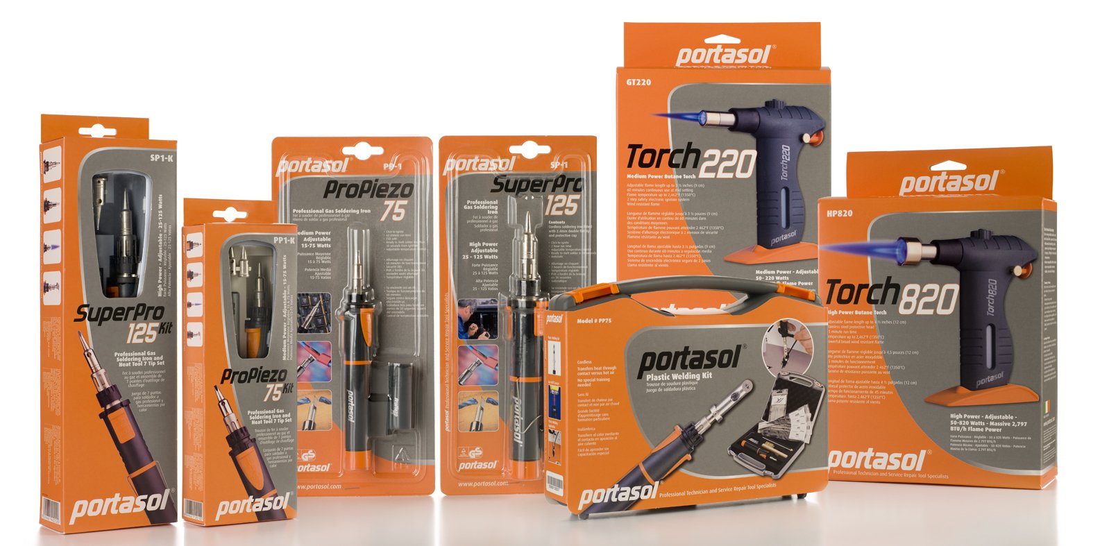 Portasol 011880070 Medium Power Torch - High Performance Butane Soldering Iron for DIY, Electronics Repair & Crafting - Perfect for Home, Workshop & Professional Use