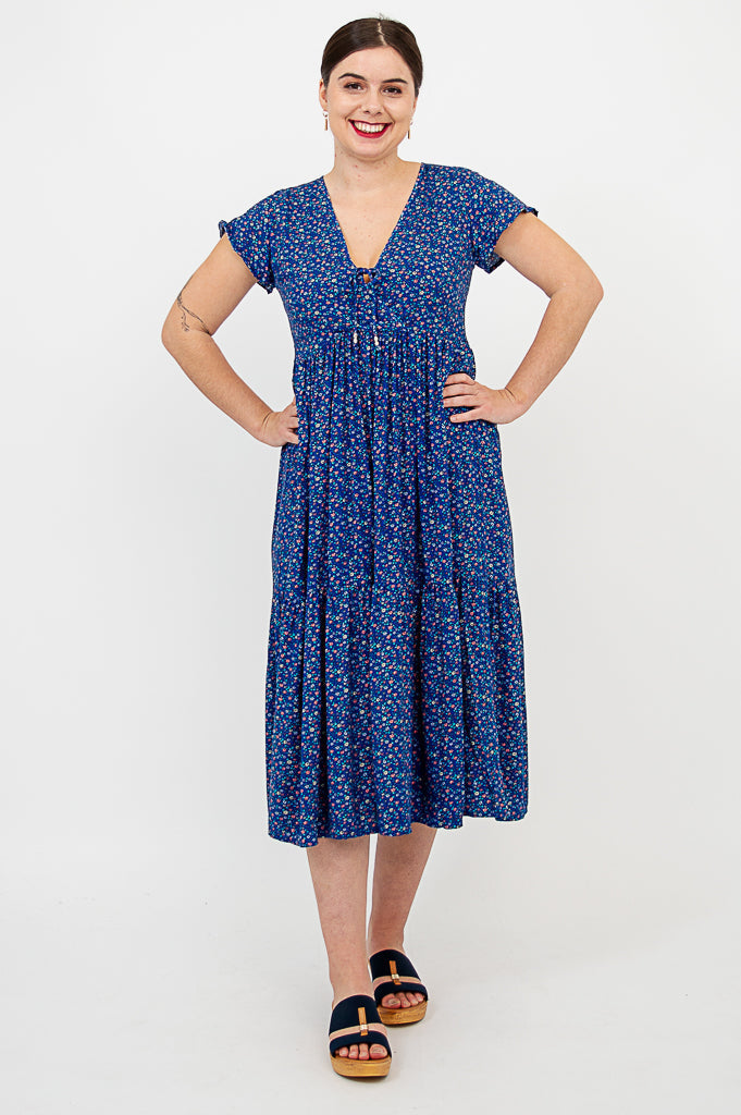 Julie Dress - Elegant Women's Floral Summer Dress | Perfect for Casual Outings, Parties & Date Nights