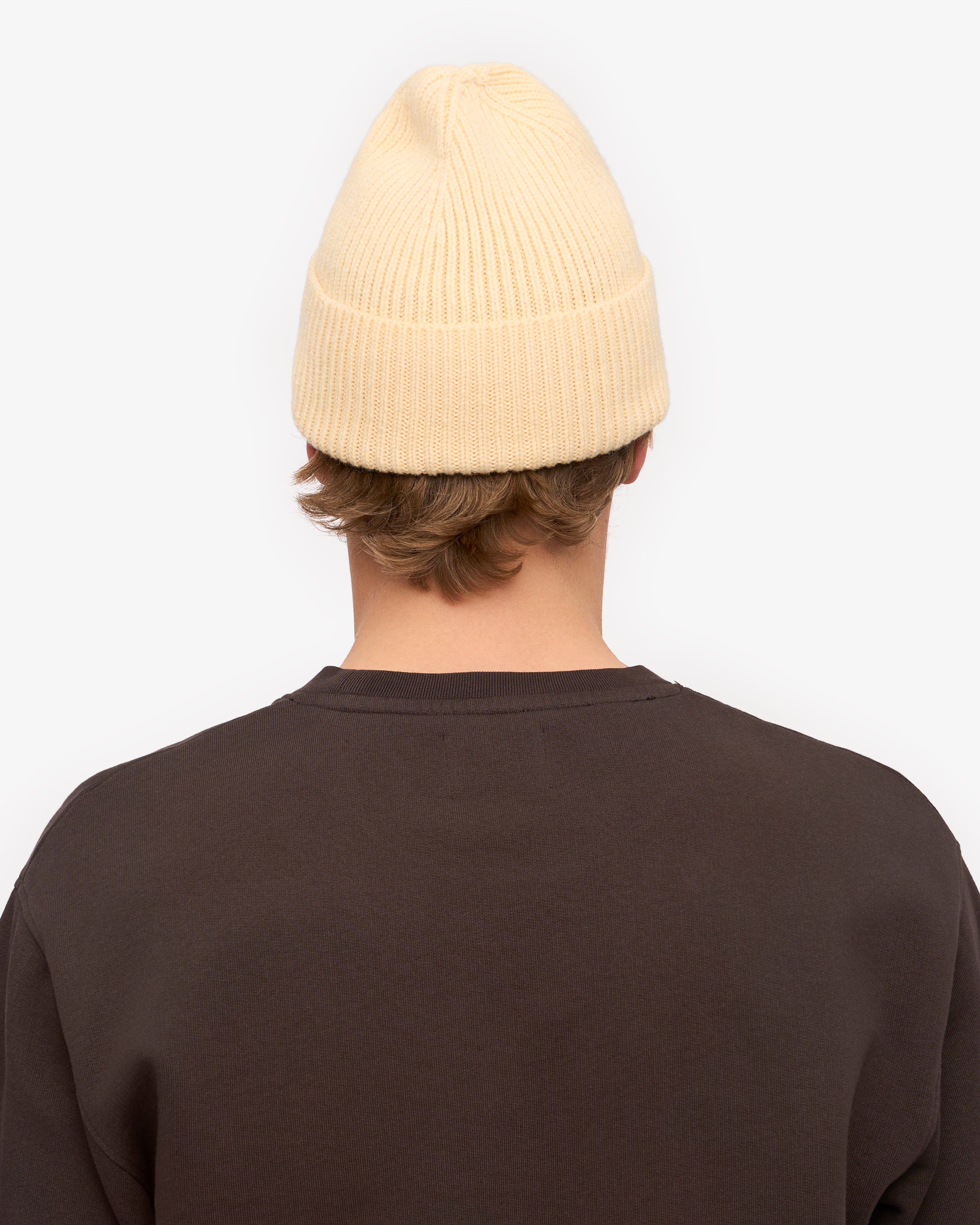 Soft Yellow Merino Wool Beanie - Warm Winter Hat for Men & Women - Perfect for Skiing, Hiking & Outdoor Activities