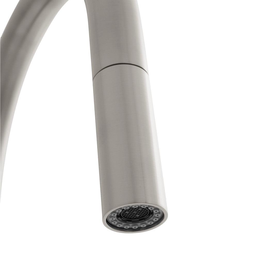 ZLINE Gemini Touchless Kitchen Faucet in Brushed Nickel - Hands-Free Pull-Down Sprayer with Motion Sensor for Modern Kitchens (Perfect for Cooking, Washing Dishes & Multi-Tasking)