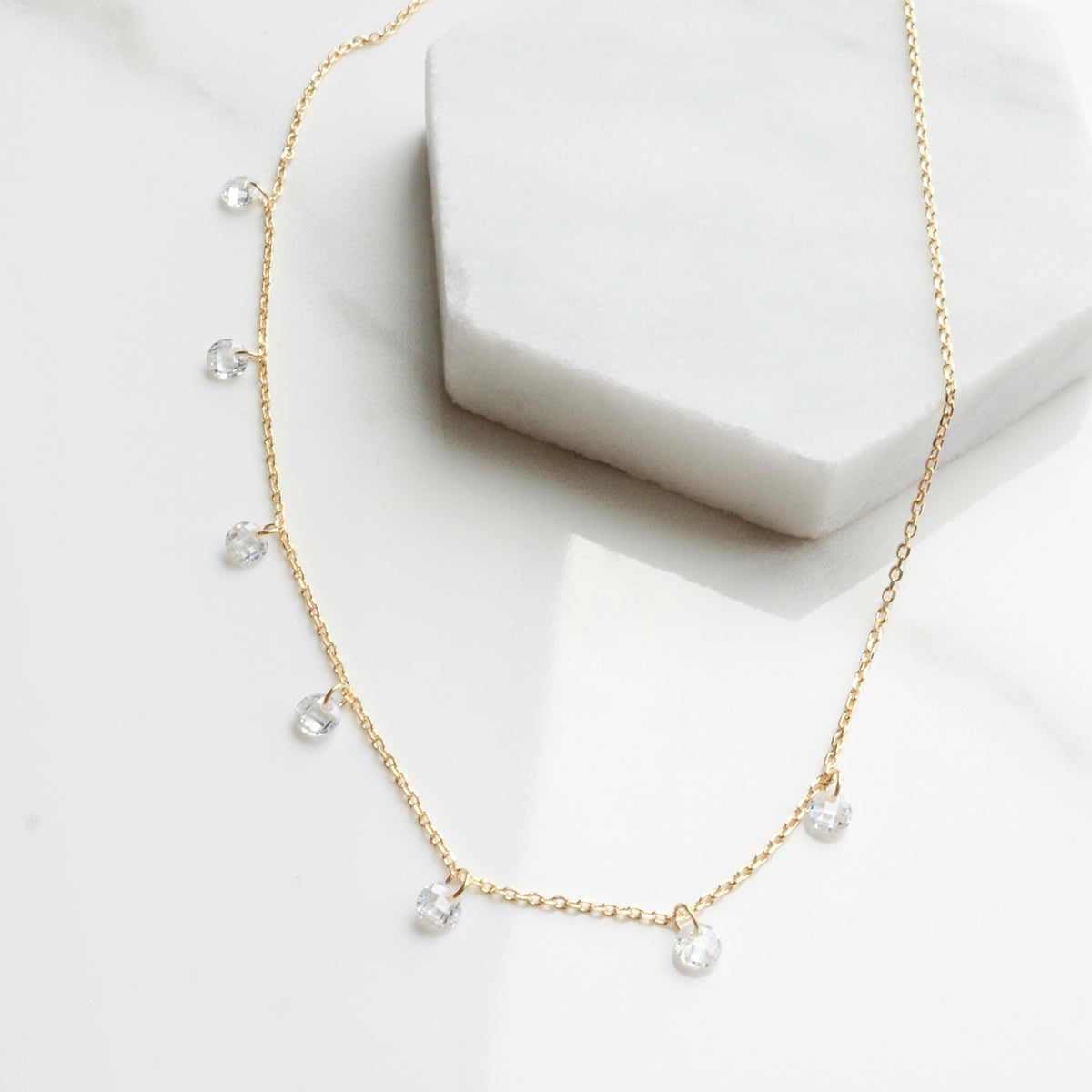 Seven Drops Necklace - Elegant Handmade Jewelry for Women | Perfect Gift for Birthdays, Anniversaries & Special Occasions
