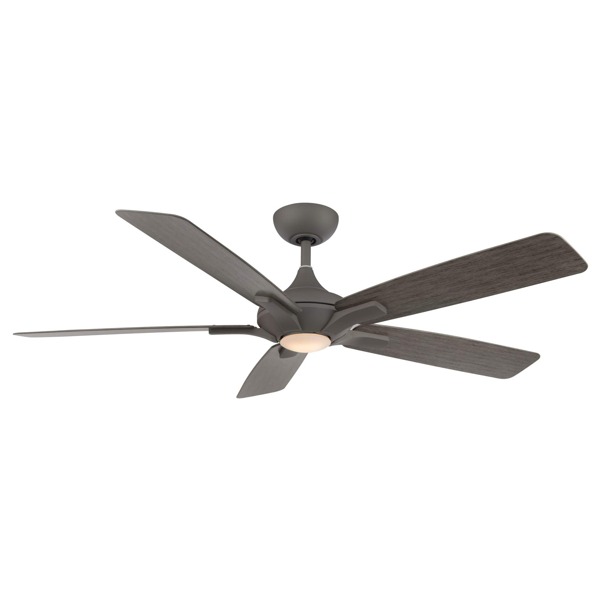 Mykonos 60-Inch Smart Ceiling Fan with LED Light Kit, Remote Control, and Alexa/Google Assistant Compatibility for Indoor and Outdoor Use in Living Rooms, Bedrooms, and Patios