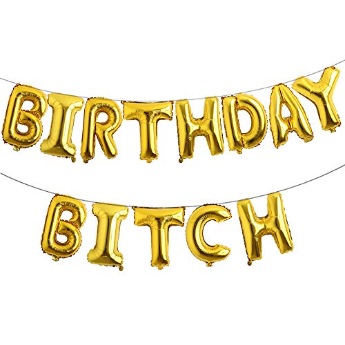 Birthday Bitch Gold