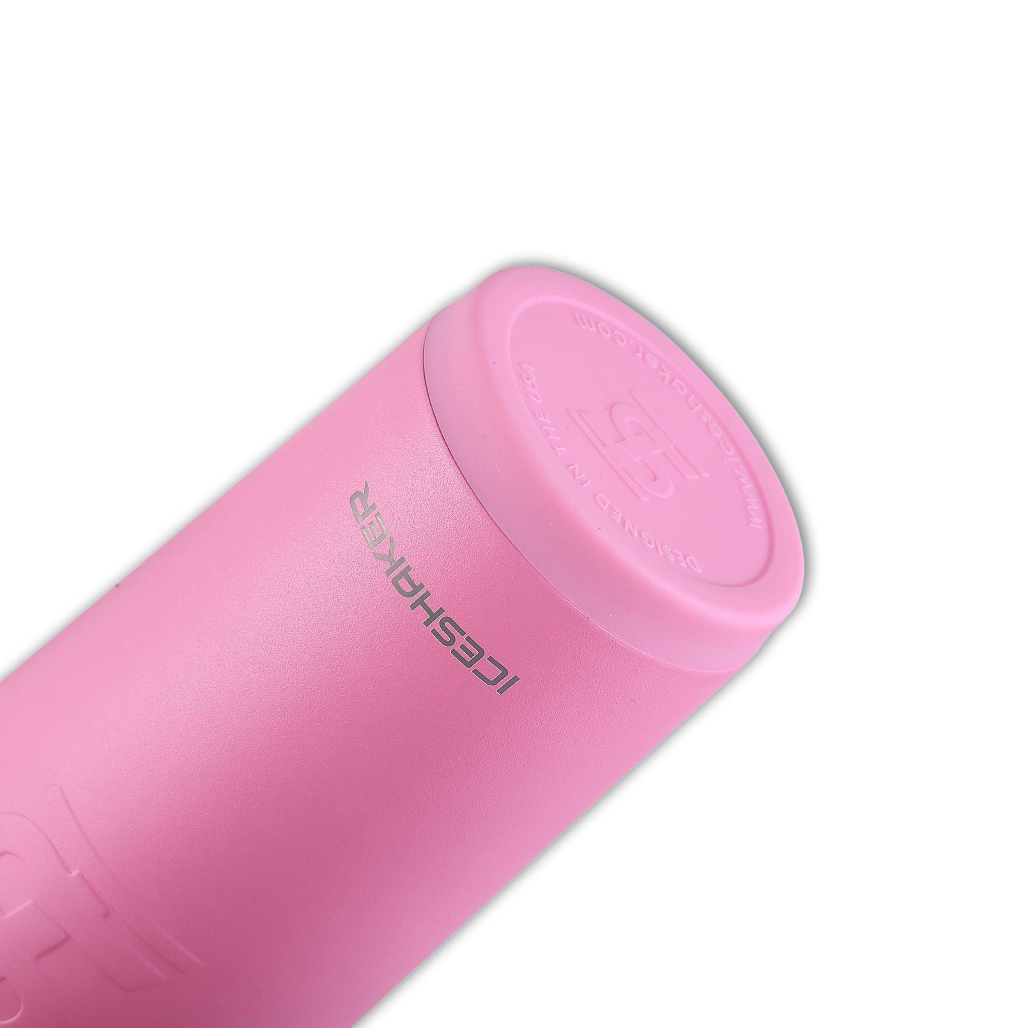 26oz Insulated Stainless Steel Ice Shaker Bottle - Pink Leakproof Protein Shaker Cup for Gym, Workouts & On-the-Go Hydration