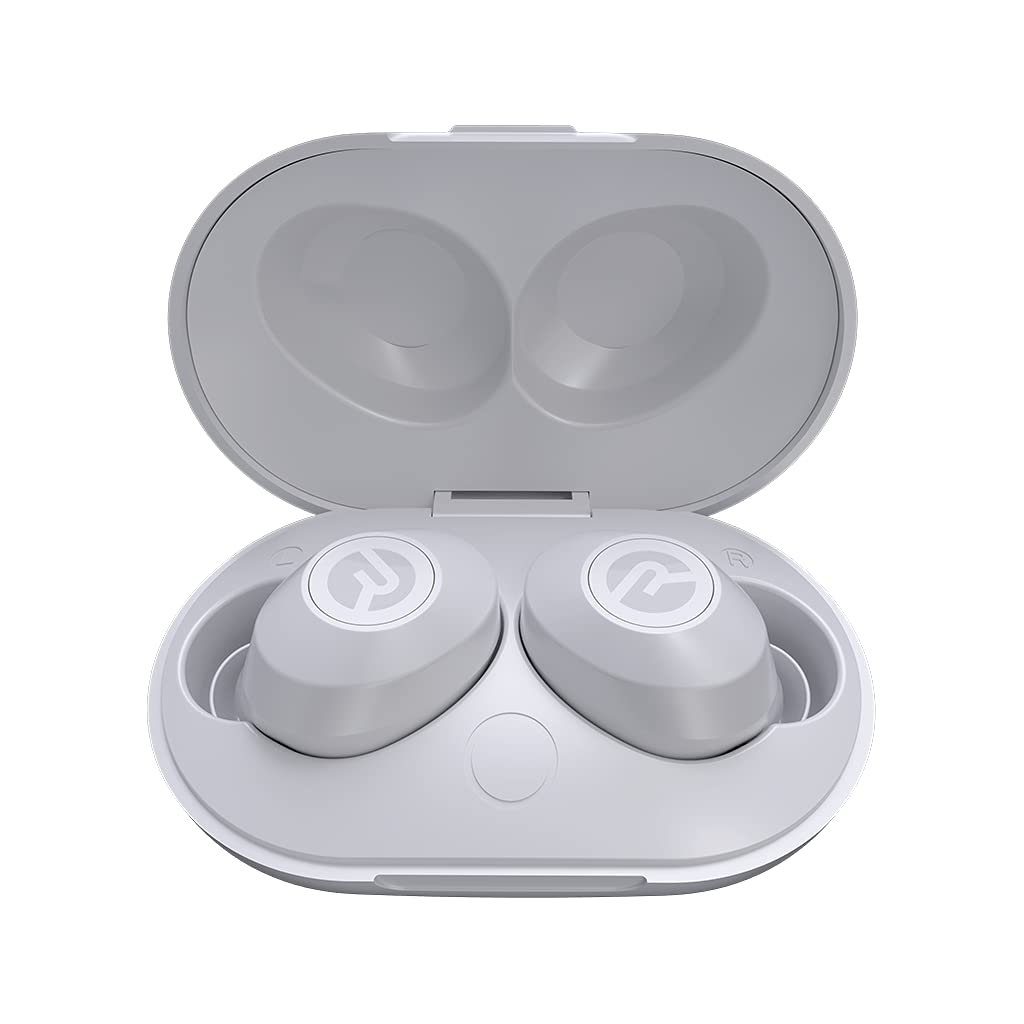 Raycon The Everyday Bluetooth Wireless Earbuds with Mic - 32H Playtime, Stereo Sound, True Wireless In-Ear Headphones for Running, Gym & Work (Matte White)