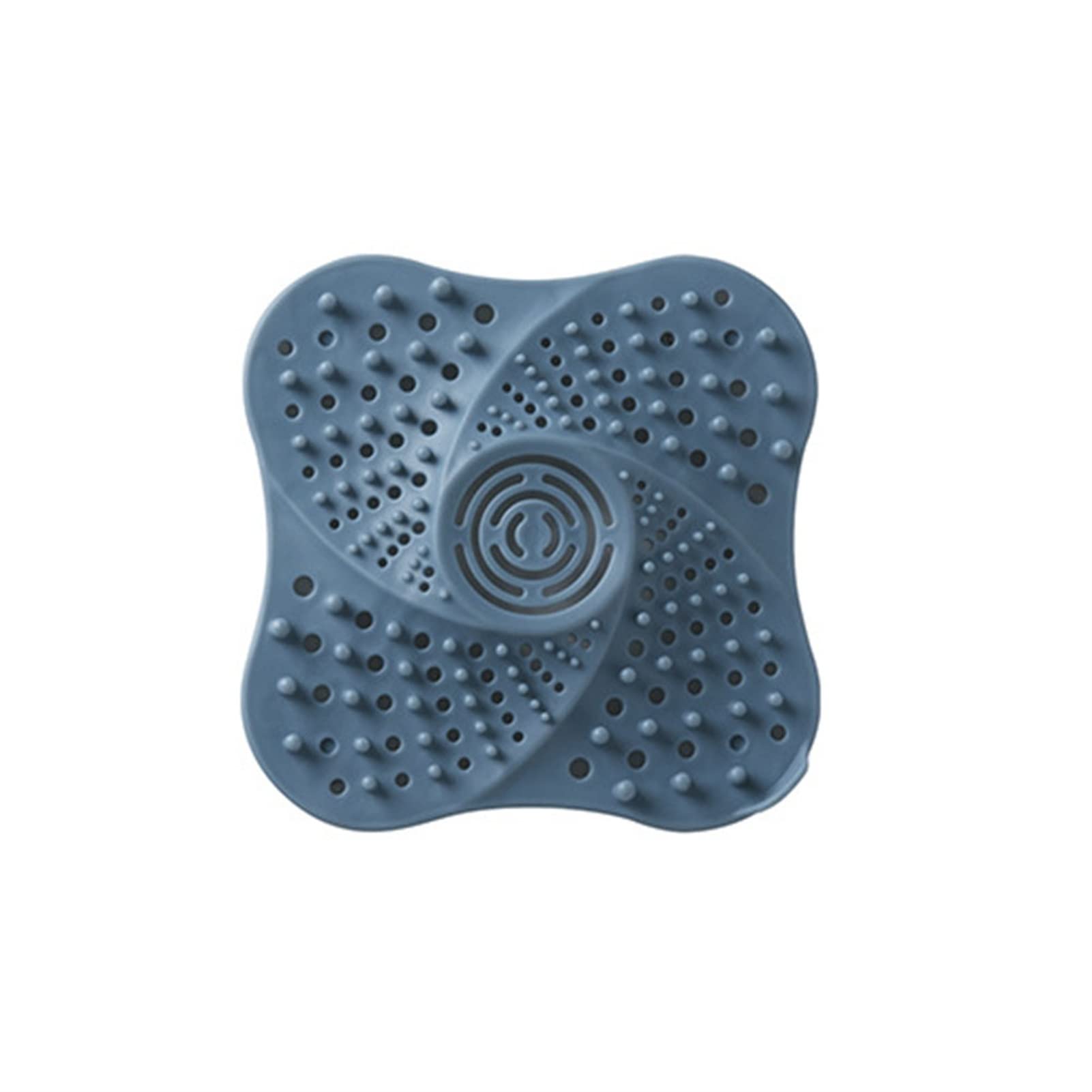 **DIGUCFH Hair Catcher Drain Cover - Anti-Clog Shower & Sink Strainer, Blue - Bathroom & Kitchen Drain Protector for Hair, Debris - Perfect for Showers, Sinks, Tubs & Floor Drains**