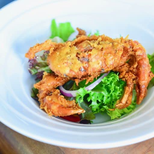 Fresh Maryland Soft Shell Crabs - 18 Pieces | Gluten-Free Pan-Sautéed Seafood | Rice Flour, Lemon, Garlic & Herb Coating | Perfect for Gourmet Dinners, Seafood Lovers & Special Occasions