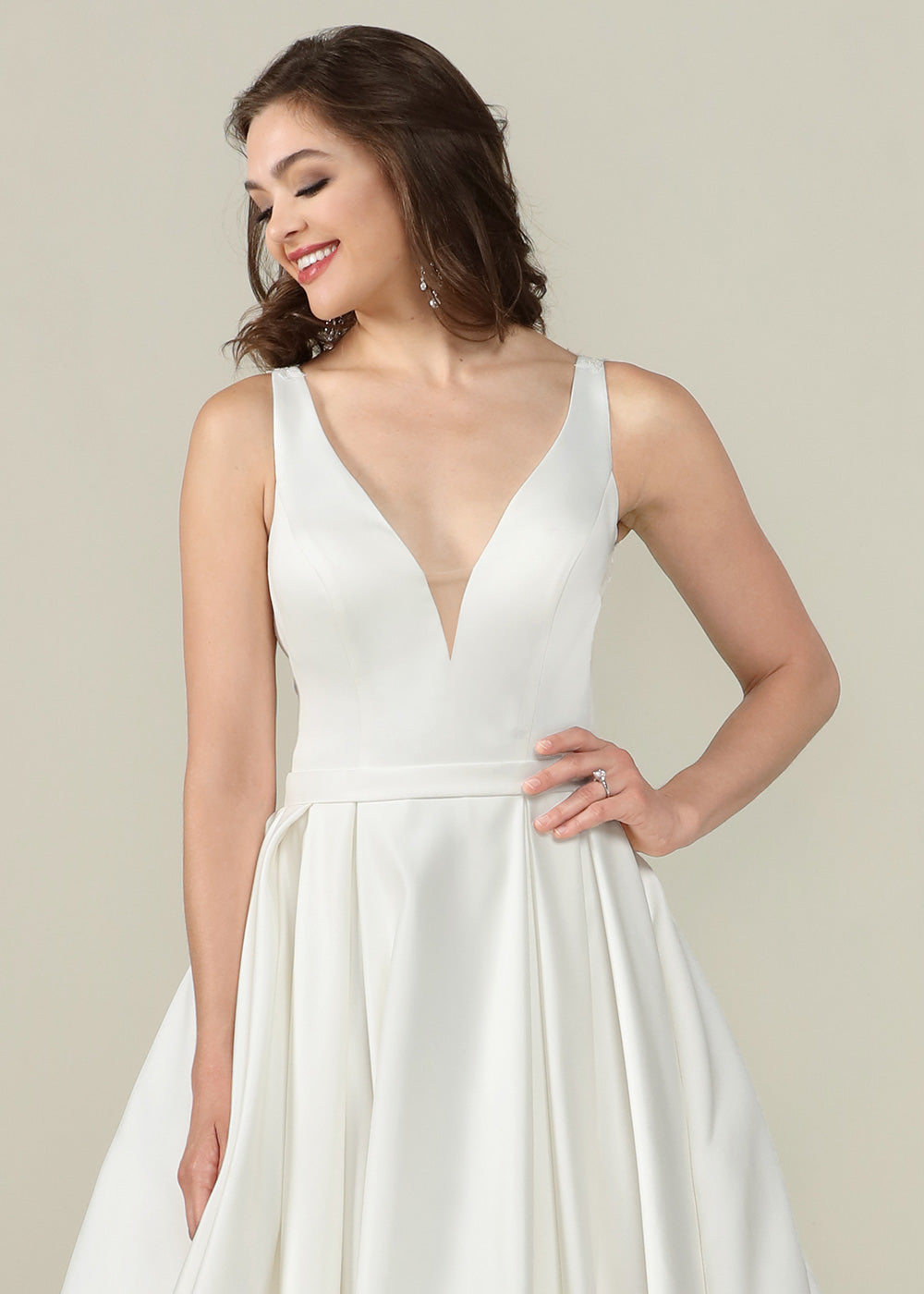 Peyton Elegant Lace Wedding Dress for Bride - Try at Home Comfort - Perfect for Church, Beach & Garden Weddings