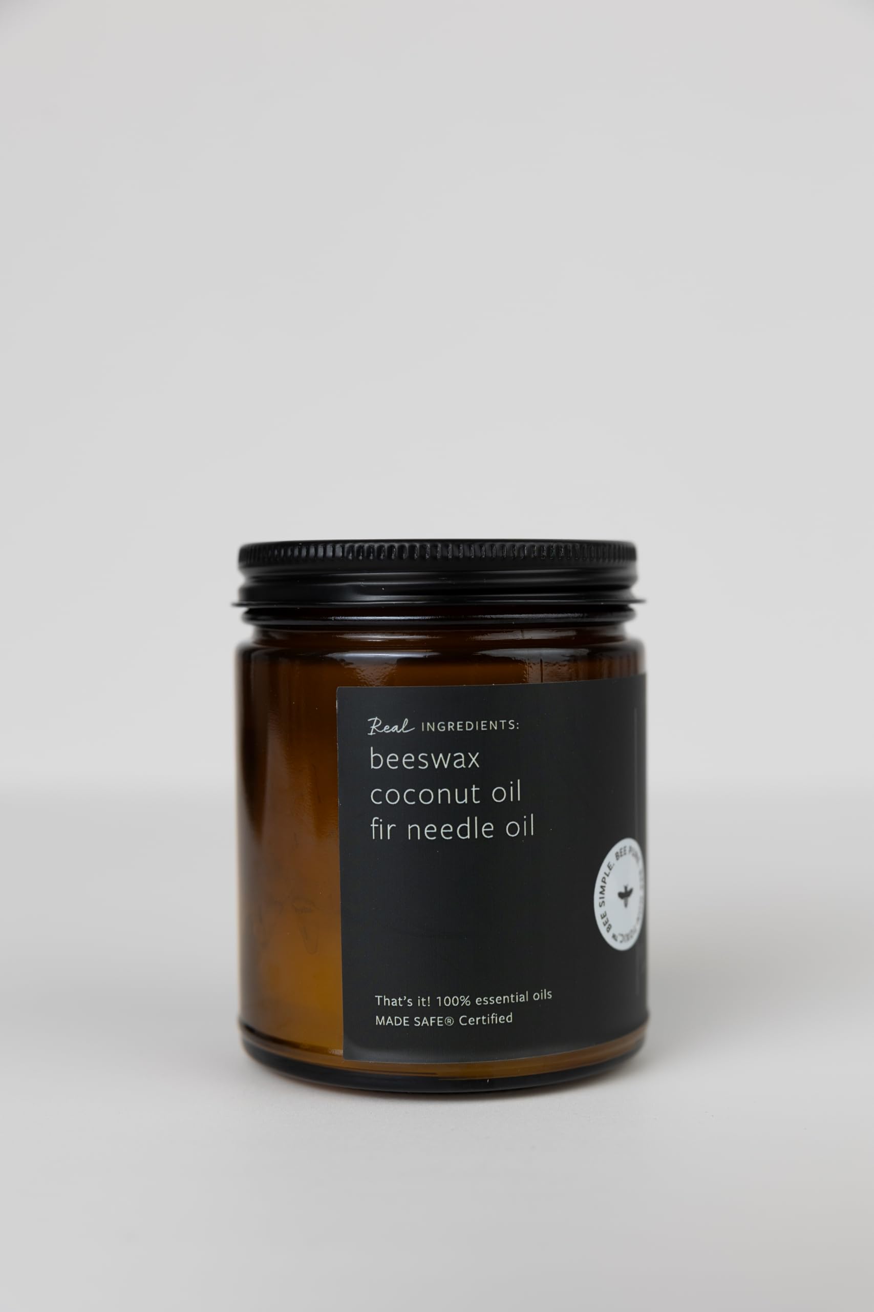 Fontana Candle Co - Fir Needle & Pine Scented Candle | Natural Beeswax & Coconut Oil Blend | Essential Oil Infused | Wood Wick for Crackling Ambience | Long-Lasting Clean Burn | Non-Toxic & Eco-Friendly | Perfect for Relaxation, Meditation & Home Decor