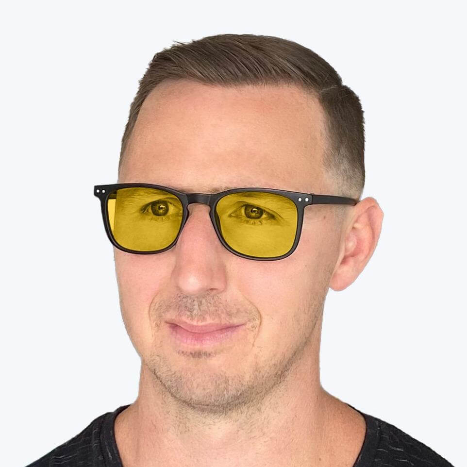 DayMax Taylor Glasses - Classic Black Frame Eyeglasses for Men & Women | Perfect for Reading, Driving & Everyday Use