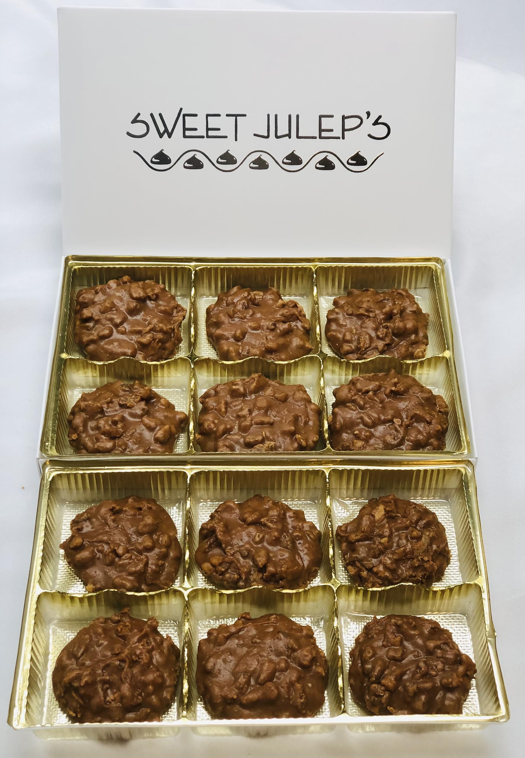 Authentic Original Charleston Pralines - Creamy Southern Pecan Candy (12 Count) - Perfect for Gifts, Parties & Southern Dessert Lovers
