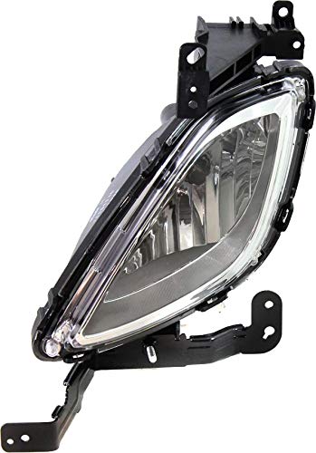 Go-Parts - OEM Replacement Front Fog Light Assembly for Hyundai Elantra 2011-2013 (Driver Side Left) - Durable US-Made Replacement Part - Perfect for Night Driving & Foggy Conditions