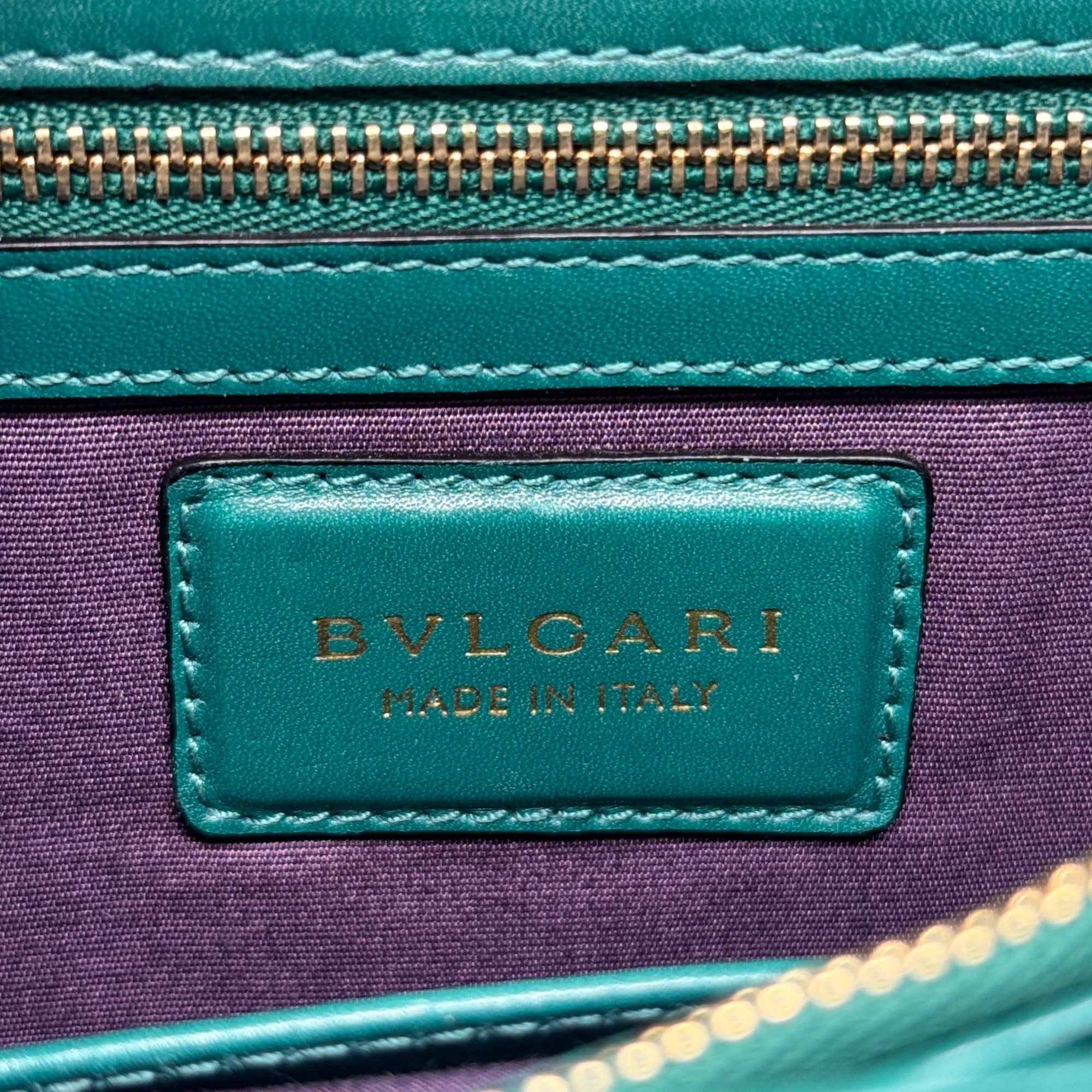 Bvlgari Green Medium Serpenti Shoulder Bag - Luxury Leather Handbag for Women, Perfect for Parties, Work & Evening Events