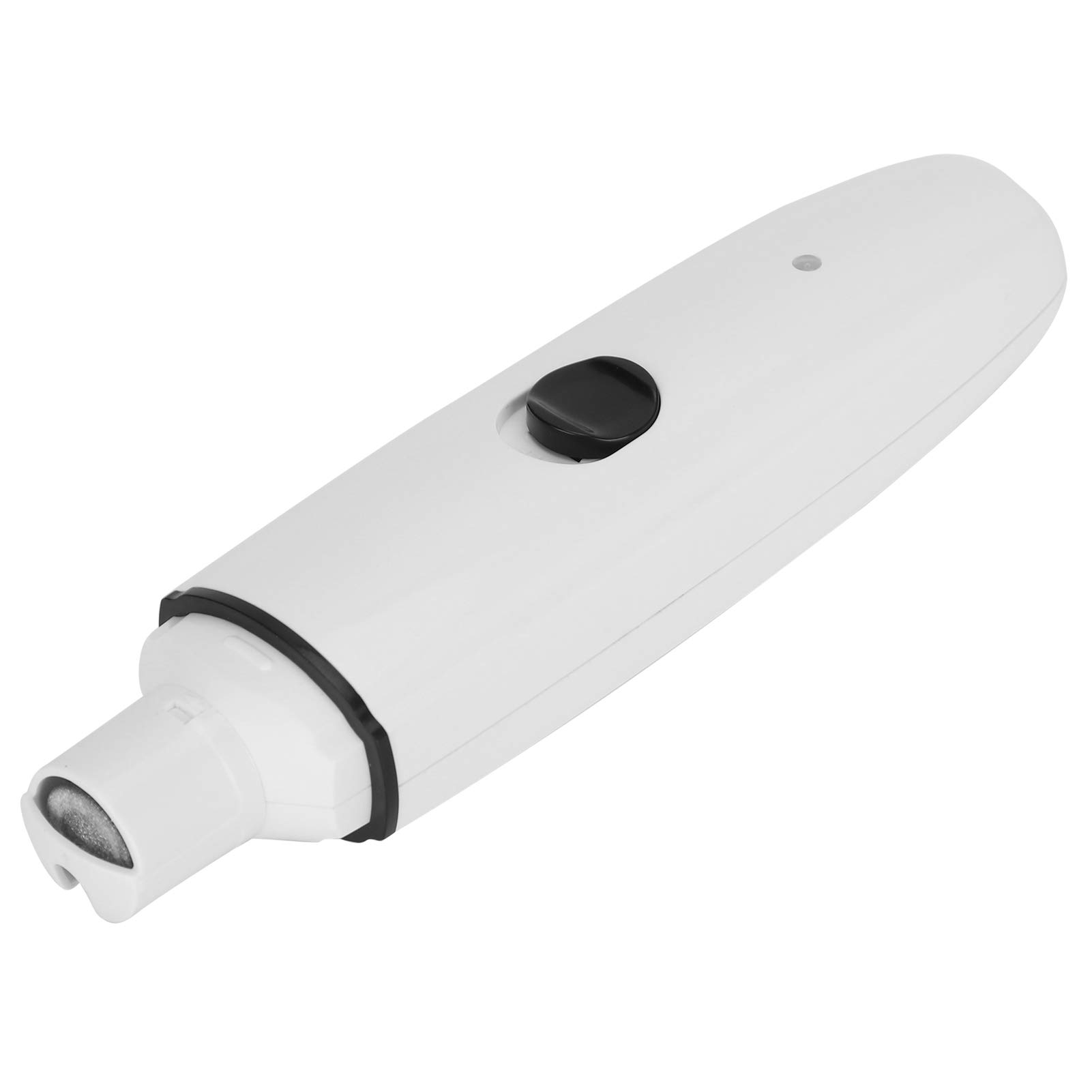 Rechargeable Pet Nail Grinder & Trimmer - Safe Dog & Cat Nail Clippers for Home Grooming, Paws Care Tool with Quiet Motor (White) | Perfect for Puppy, Kitten, Small & Large Pets Nail Maintenance