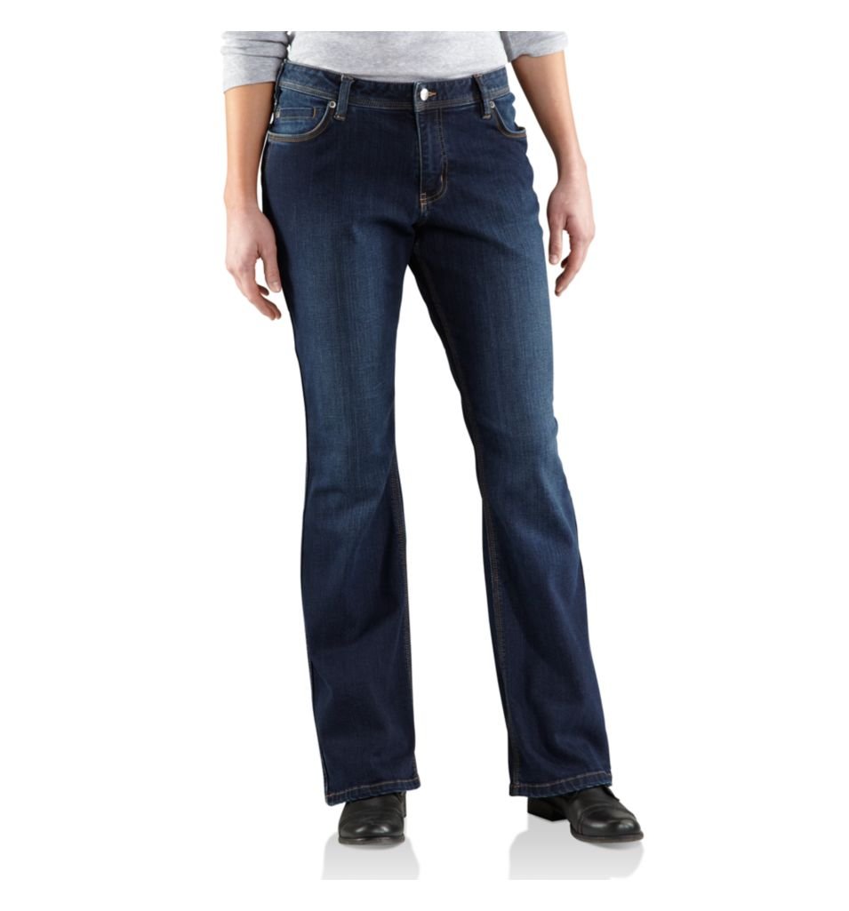 Carhartt Women's Relaxed Fit Denim Jasper Jean - Durable Work Pants for Construction, Farming & Outdoor Activities