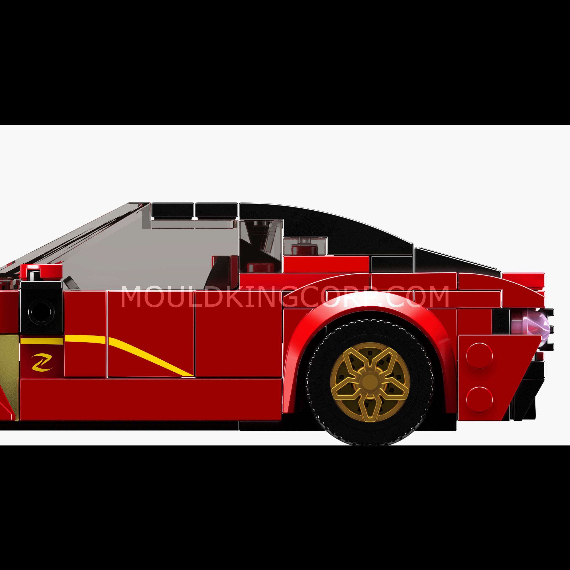 Mould King 27063 Aston DBS Coupe Car Building Set - 354 PCS Model Kit for Adults & Teens | Creative DIY Construction Toy for Home Display, Gift Giving & Collector's Showcase