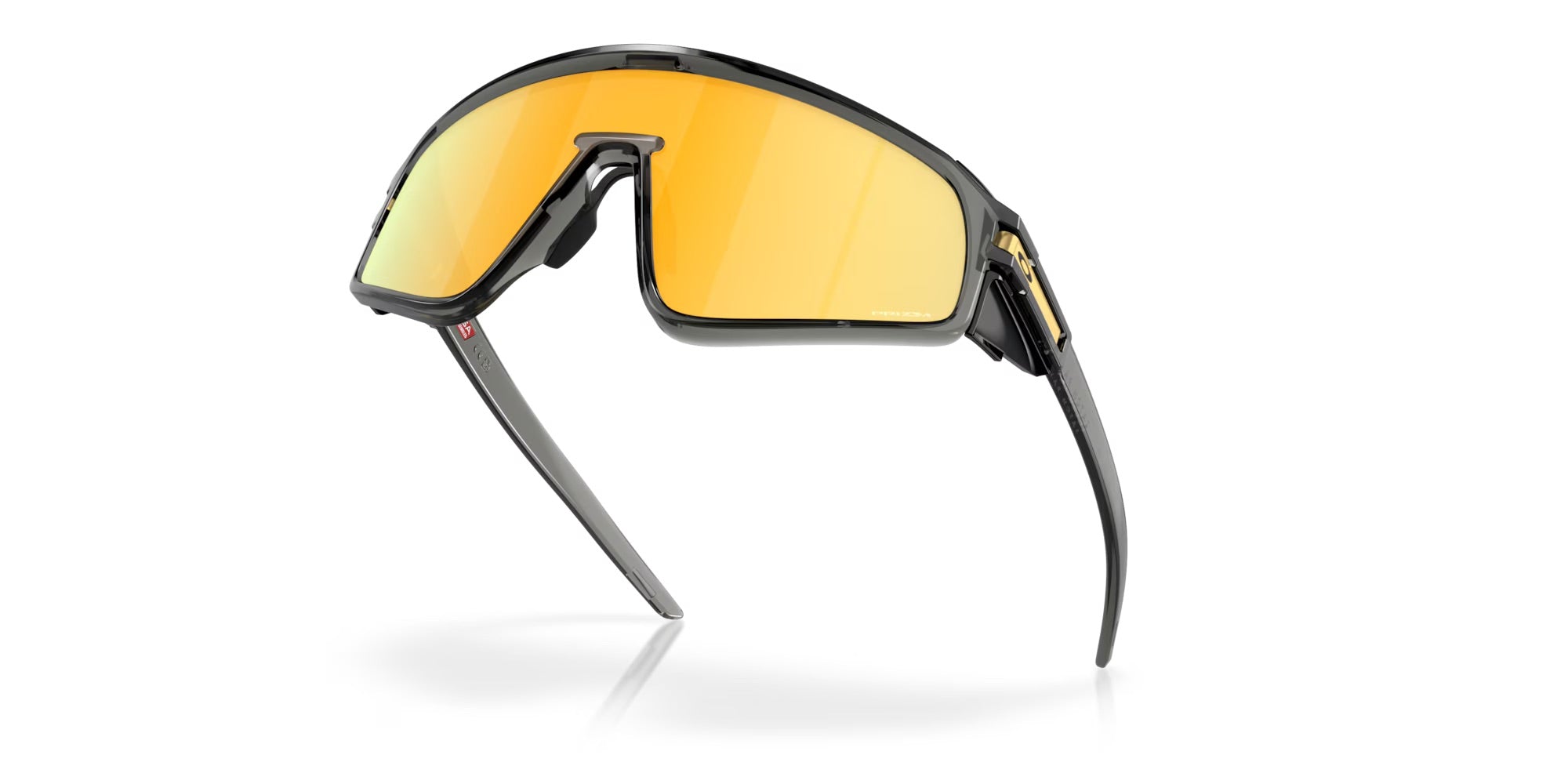 Oakley Latch Panel Grey Smoke Prizm 24K Sunglasses - Polarized Sports & Outdoor Sunglasses for Running, Cycling, and Driving - UV Protection & Anti-Glare Lenses