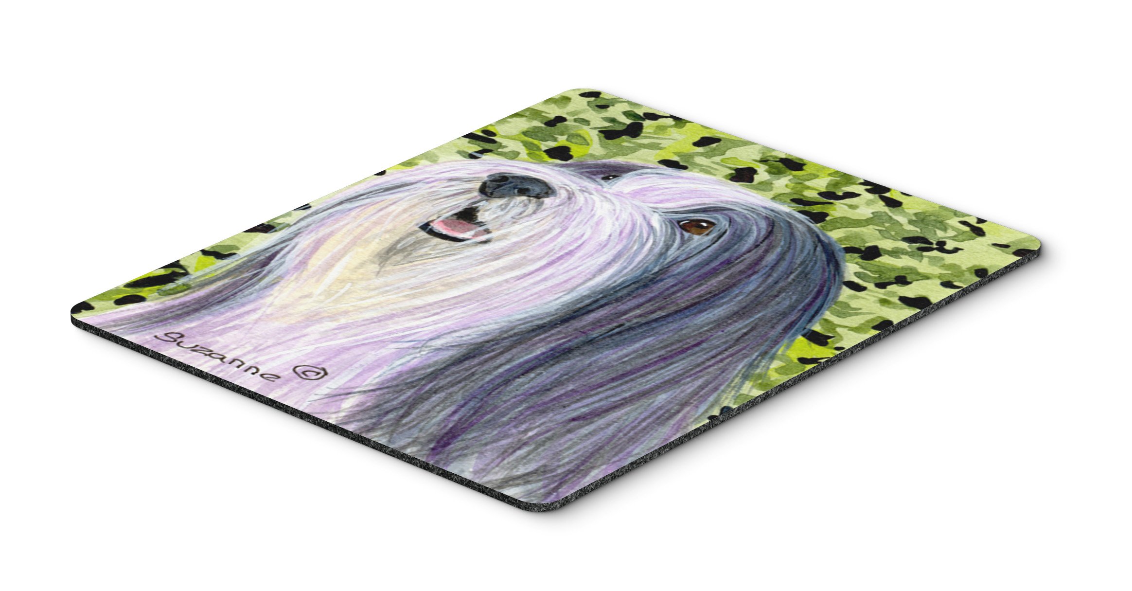 Bearded Collie Mouse Pad & Trivet - Washable Large Non-Slip Desk Mat for Home Office, Gaming, and Computer Work - Perfect Gift for Dog Lovers