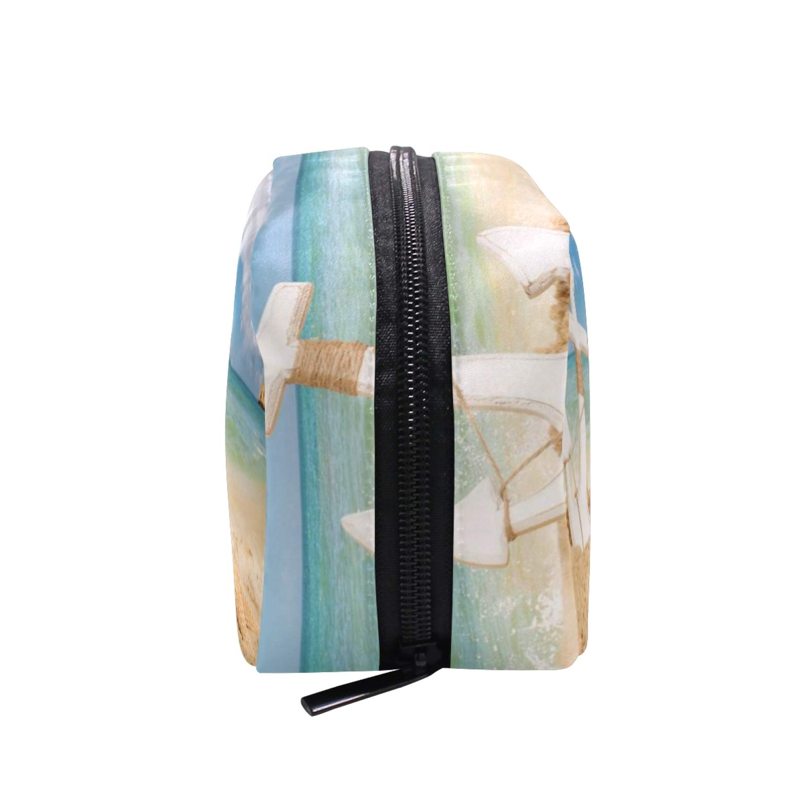 Women's Starfish Makeup Bag - Travel Cosmetic Pouch for Brushes & Essentials