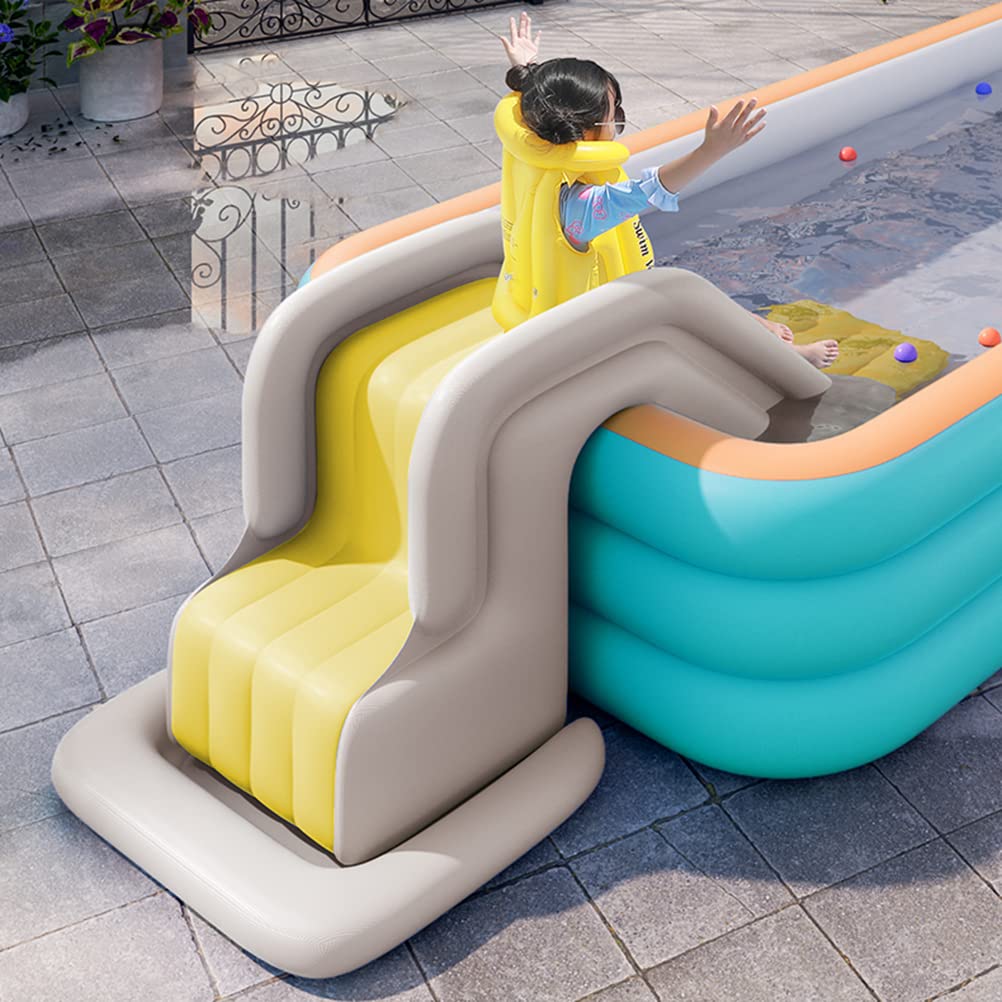 **Inflatable Water Slide for Kids - Blow Up Pool Slide with Blower | Outdoor Summer Fun for Boys & Girls | Perfect for Backyard, Parties & Beach Play**