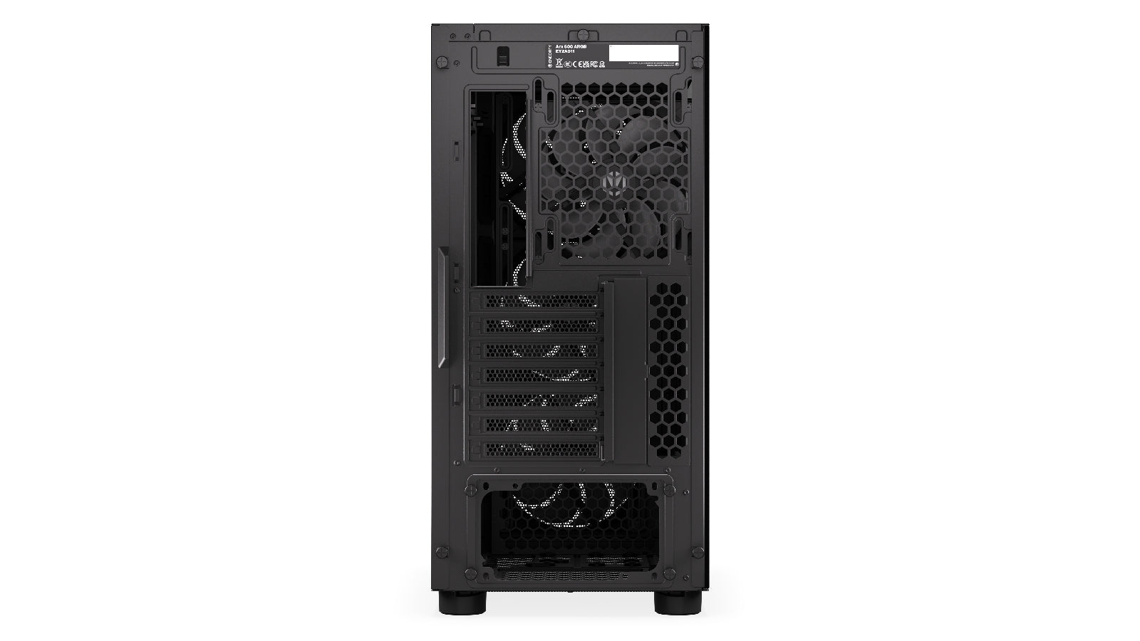 Endorfy Arx 500 ARGB Mid-Tower ATX PC Gaming Case - High Airflow, Tempered Glass, RGB Lighting (EY2A011) - Perfect for Gaming Rigs & Streaming Setups