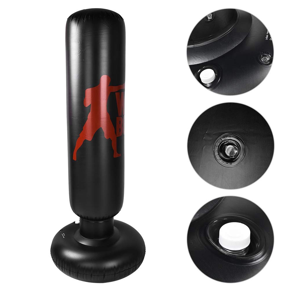 Best Inflatable Boxing Bag for Adults & Kids - Standing Punching Bag for Training, Fitness, MMA & Home Gym - Heavy Duty Sandbag for Indoor & Outdoor Workouts