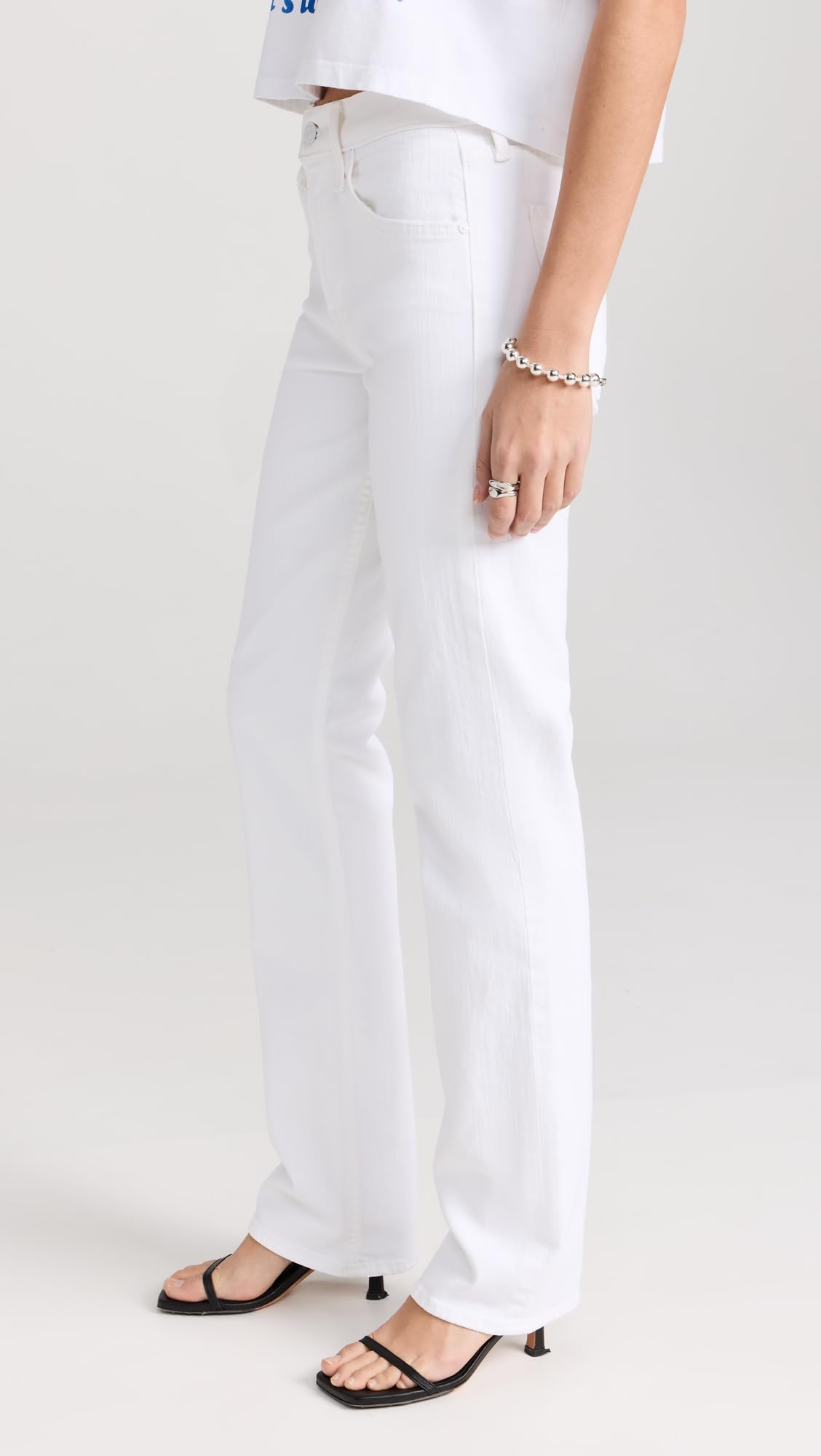 MOTHER Women's The Smarty Pants Skinny Jeans - High Waist Stretch Denim Pants for Casual Wear & Night Out