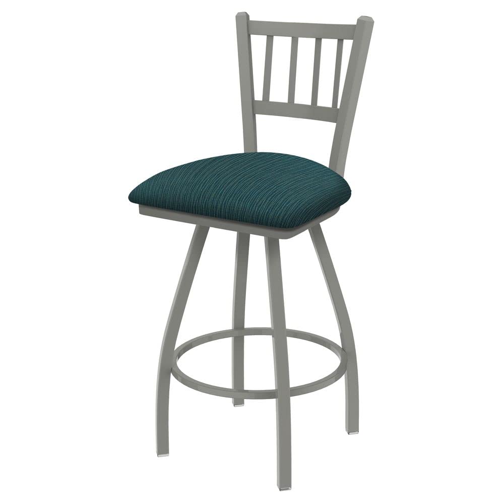 Holland Bar Stool Co. XL 810 Contessa Swivel Bar Stool with Graph Tidal Finish - Adjustable Height Counter Stool for Kitchen Island, Bar, and Dining Room - Modern Home Decor & Comfortable Seating