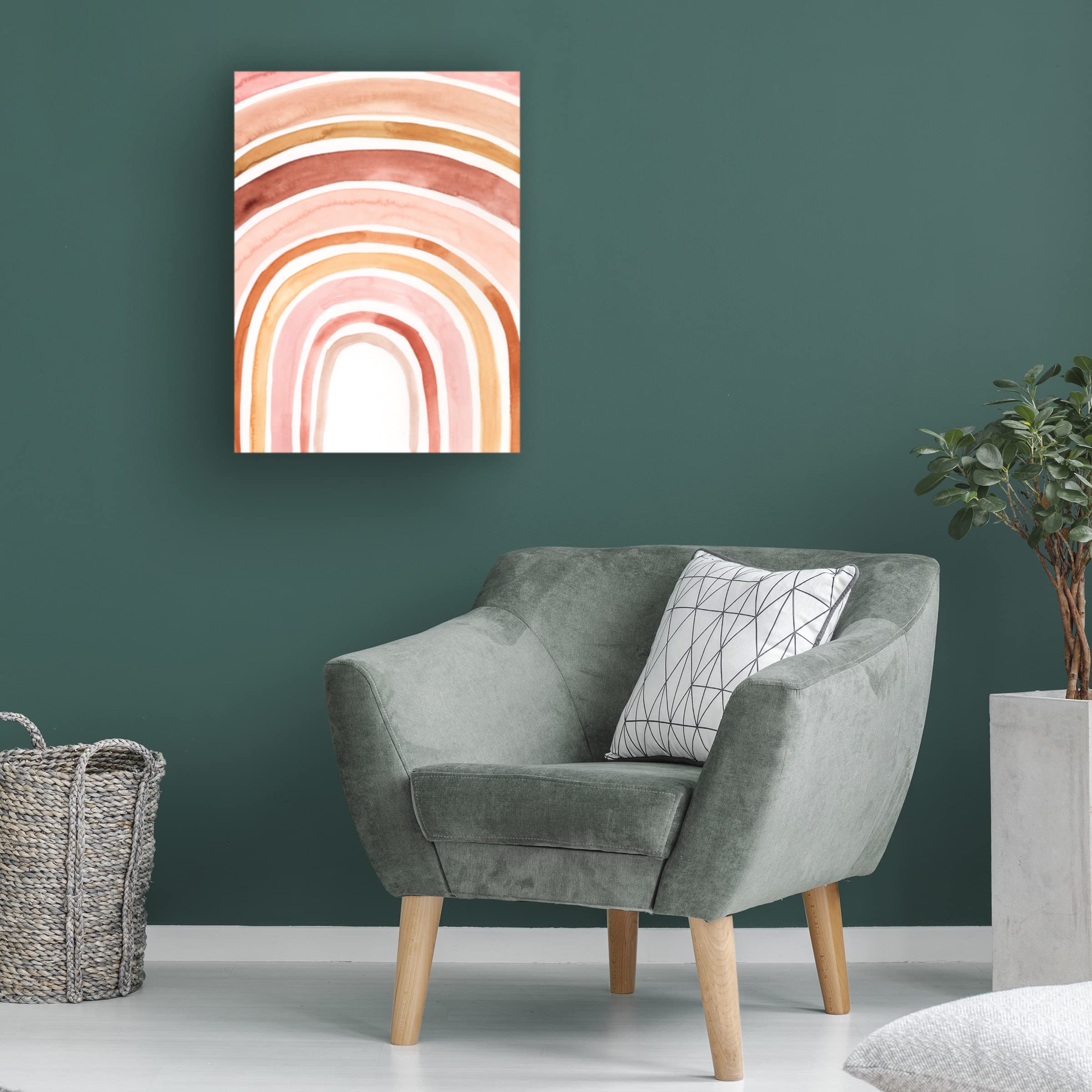 Victoria Borges 'Southwest Arches I' Canvas Wall Art Print - Desert Landscape Painting for Southwestern Home Decor | Perfect for Living Room, Bedroom & Office Wall Decor
