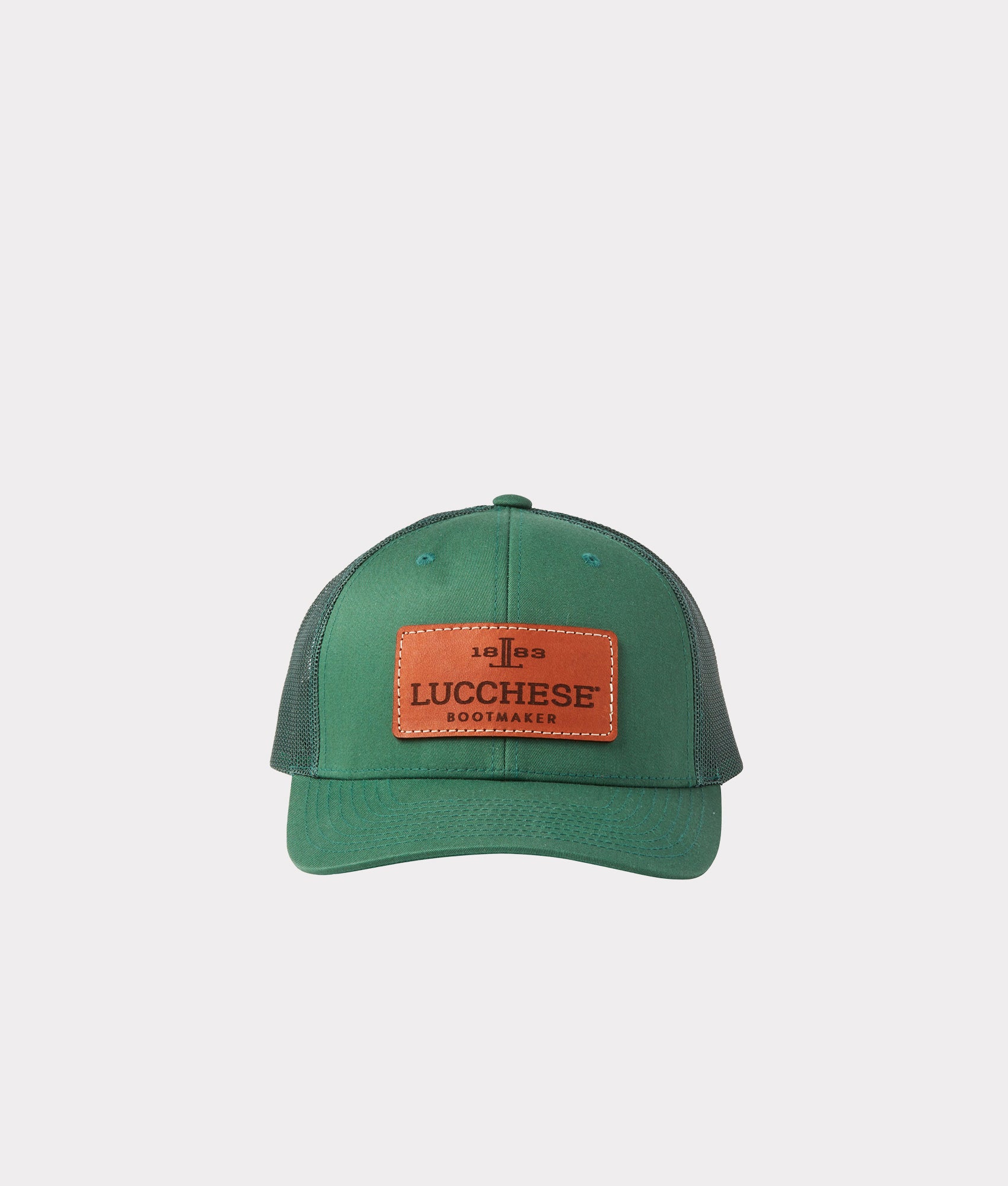 Premium Leather Patch Hat for Men & Women - Stylish Outdoor & Casual Wear - Forest Green Design for Hiking, Camping & Everyday Fashion