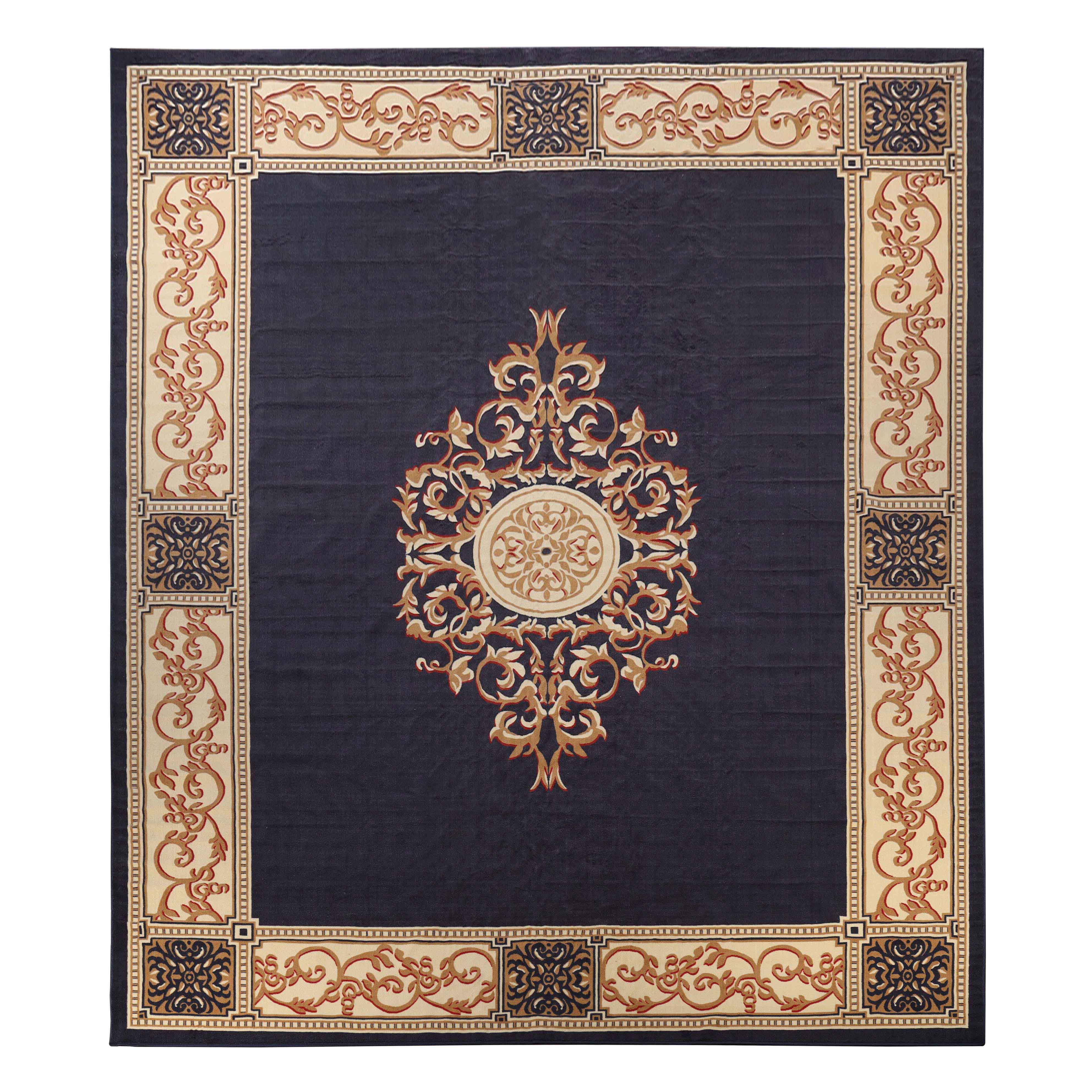 Large Medallion Modern Bohemian Indoor Area Rug or Runner - Perfect for Living Room, Bedroom & Boho Home Decor