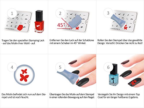 MoYou Fashionista 11 Nail Art Stamping Plate - Professional Nail Stamping Kit for Salon & DIY Manicures - Perfect for Home Nail Art, Parties & Gift Giving