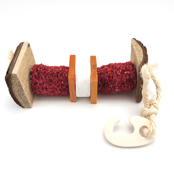 Moss Hollow Gnaw N Mineral - Natural Mineral Chew Toy for Small Pets, Hamsters, Rabbits & Guinea Pigs - Promotes Dental Health & Stress Relief - Perfect for Cage Enrichment & Playtime