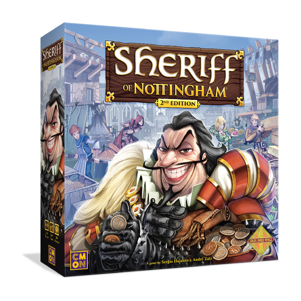 Sheriff of Nottingham 2nd Edition Board Game - Strategy Bluffing Card Game for Adults & Teens - Perfect for Game Nights & Family Gatherings