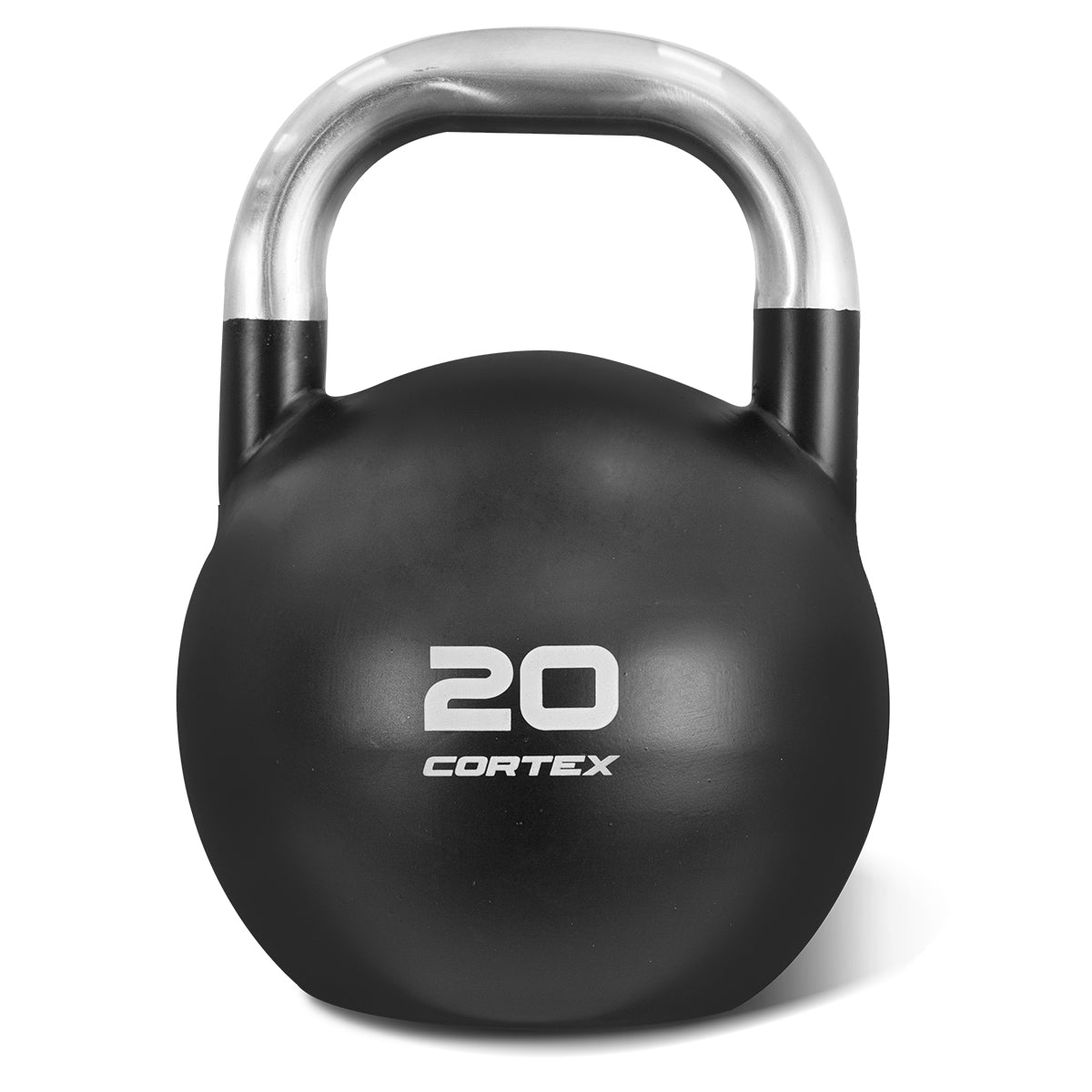 CORTEX 20kg Commercial Steel Kettlebell V2 - Heavy Duty Workout Equipment for CrossFit, Strength Training & Home Gym Fitness