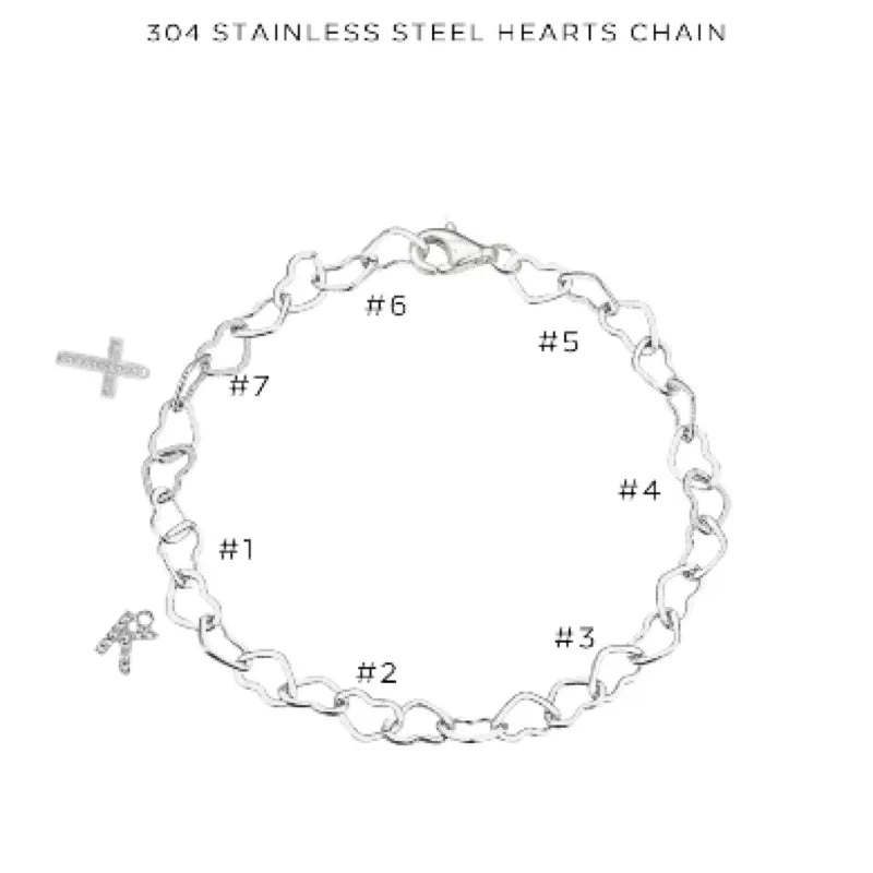 Elegant Charm Bracelet with Assorted Charms - Perfect for Gifts, Parties & Everyday Wear | $26.00