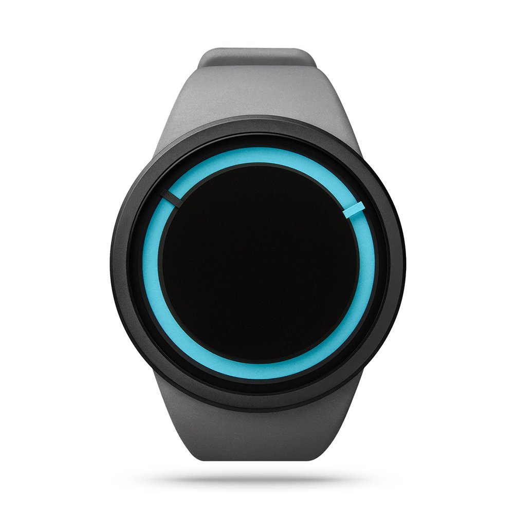 ZIIIRO Eclipse Unisex Watch - Minimalist Grey Dial, Water Resistant, Ultra-Thin Design for Men & Women | Perfect for Casual Wear, Office & Everyday Use